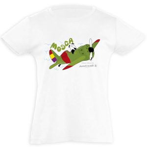 camiseta infantil avión MOSCA
