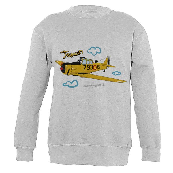 avion Texan sudadera niño