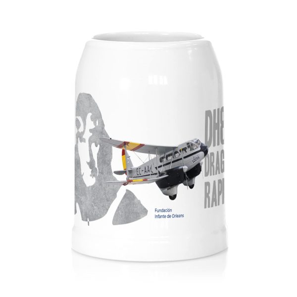Jarra cerveza avión Dragon Rapide