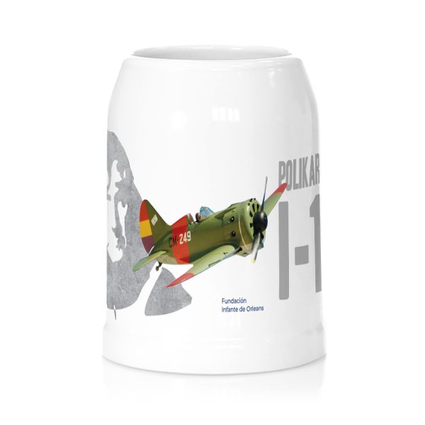 Jarra cerveza avión Polikarpov I16 FIO