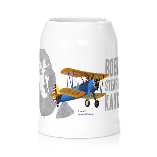 Jarra cerveza avión Stearman FIO