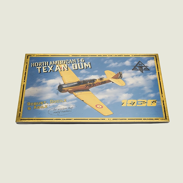 Placa aluminio Texan