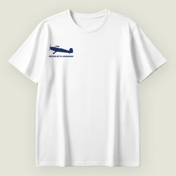 Camiseta Bücker Bü 131 Jungmann logotipo