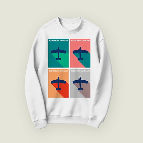 Sudadera Bücker Bü 131 Jungmann Flat