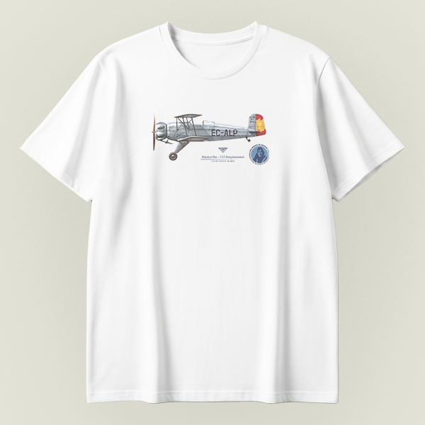 Camiseta Bücker 133 Jungmeister silueta