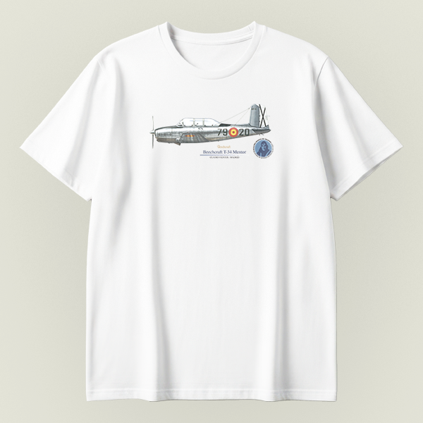 Camiseta Beechcraft T-34A MENTOR 1948 silueta