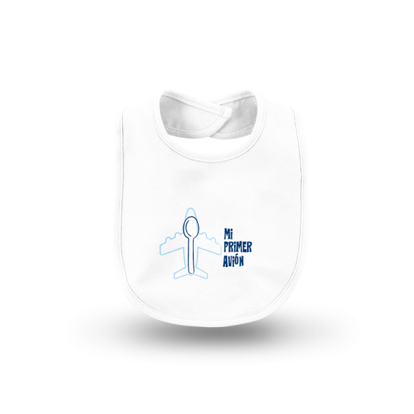 Babero Mi primer avión